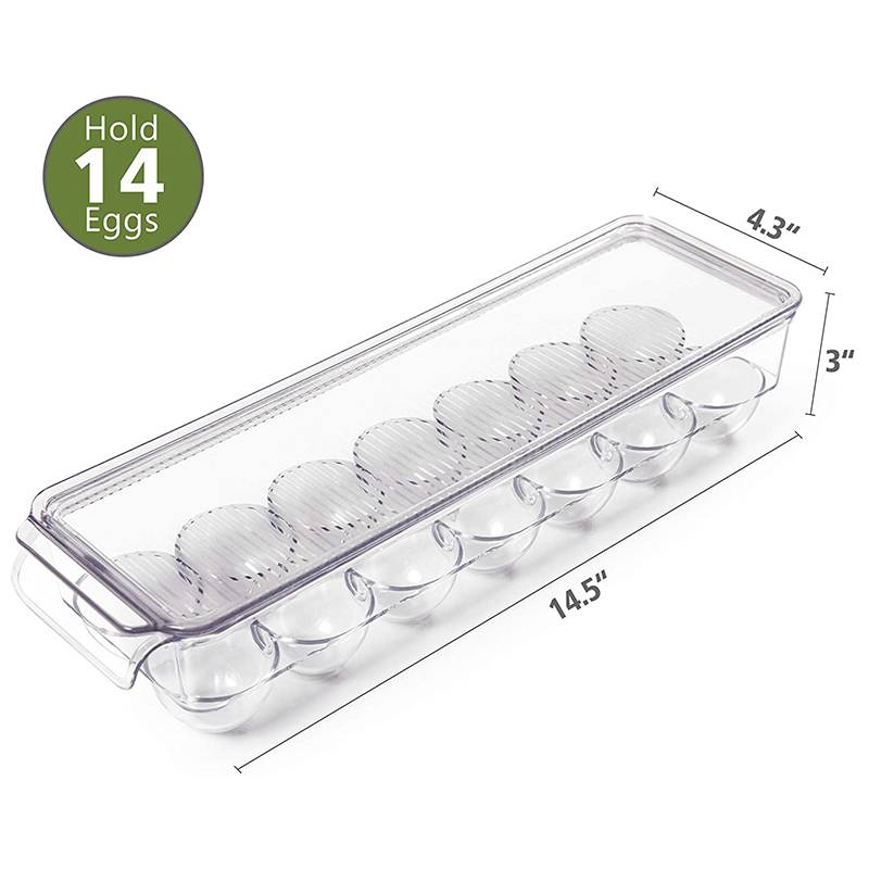 Refrigerator Egg Storage Box for Organized Fridge Storage