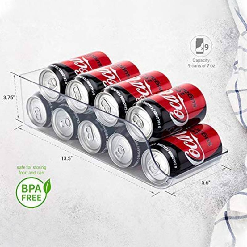 BPA Free Plastic Storage Rack for Cans, Bottles and Household Organization