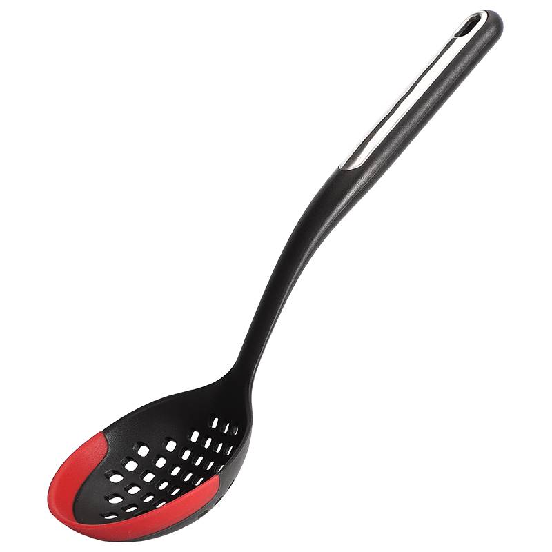 Food‑Grade Silicone Edge Skimmer Slotted Spoon