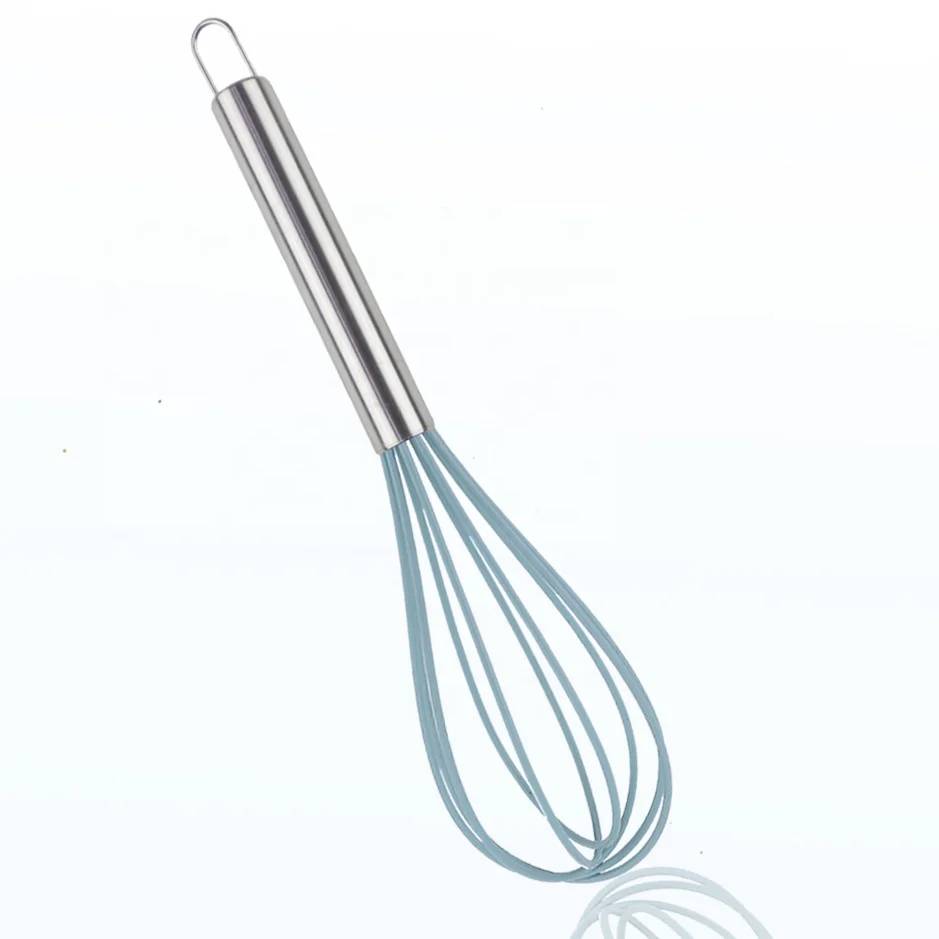 9 Inch Silicon Kitchen Gadgets Hand Balloon Whisk Manual Egg Beater for Baking
